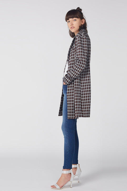 Plain T-shirt with Crew Neck and Long Sleeves