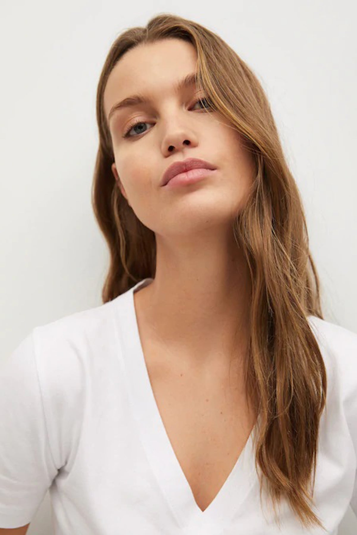 V-Neck Cotton T-Shirt