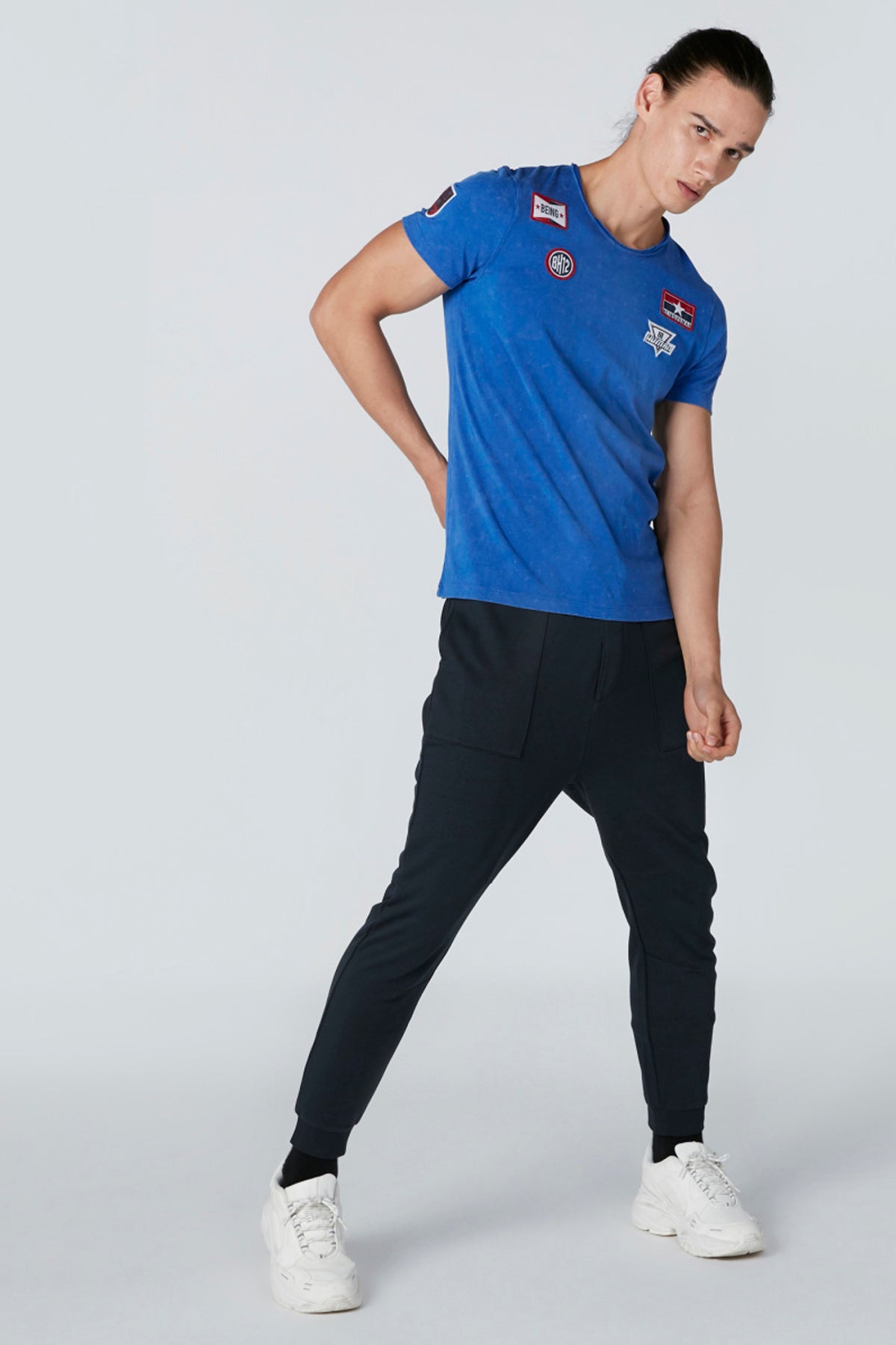 Being Human Short Sleeves T-Shirt with Applique Detail