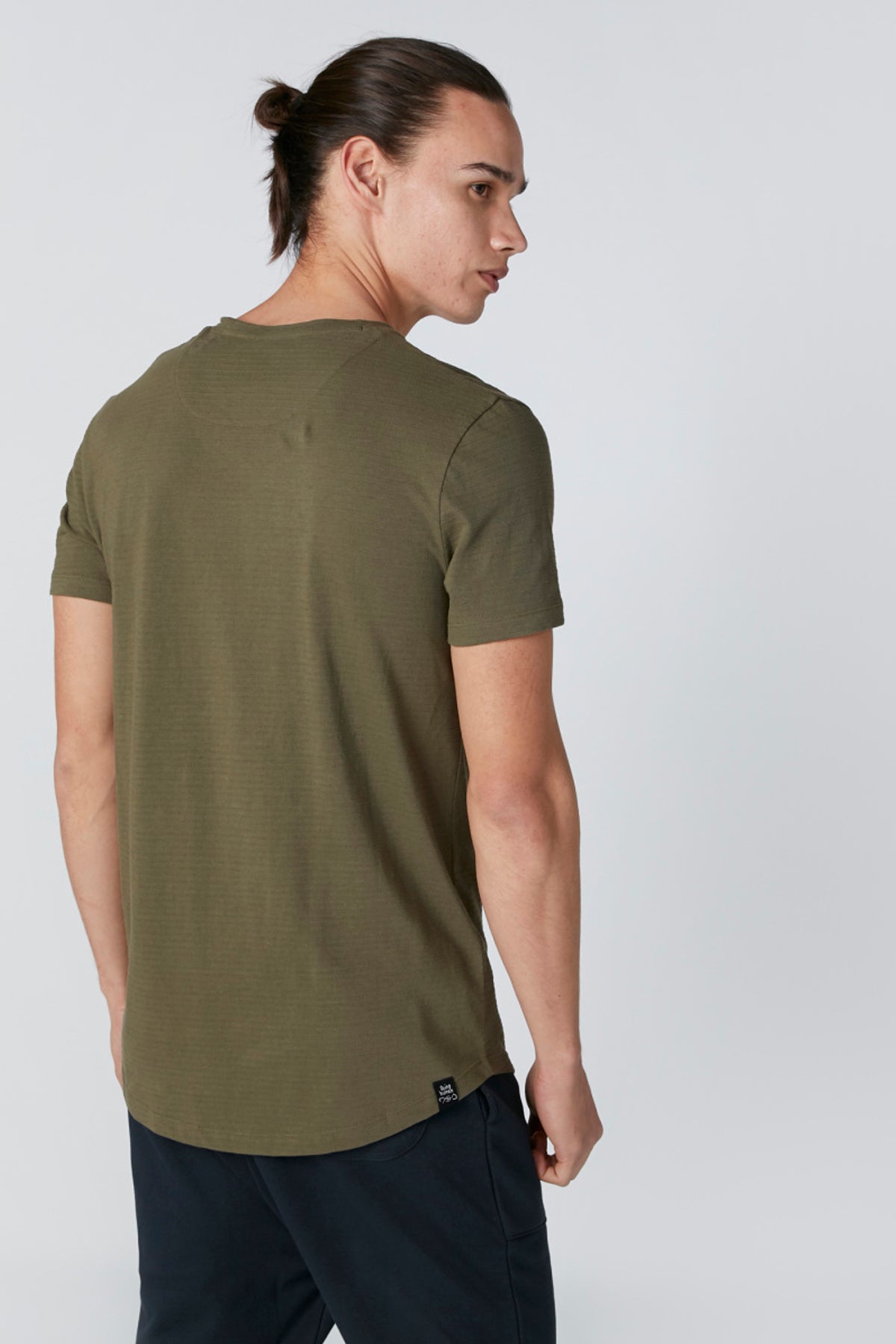 Being Human V-Neck T-Shirt with Short Sleeves