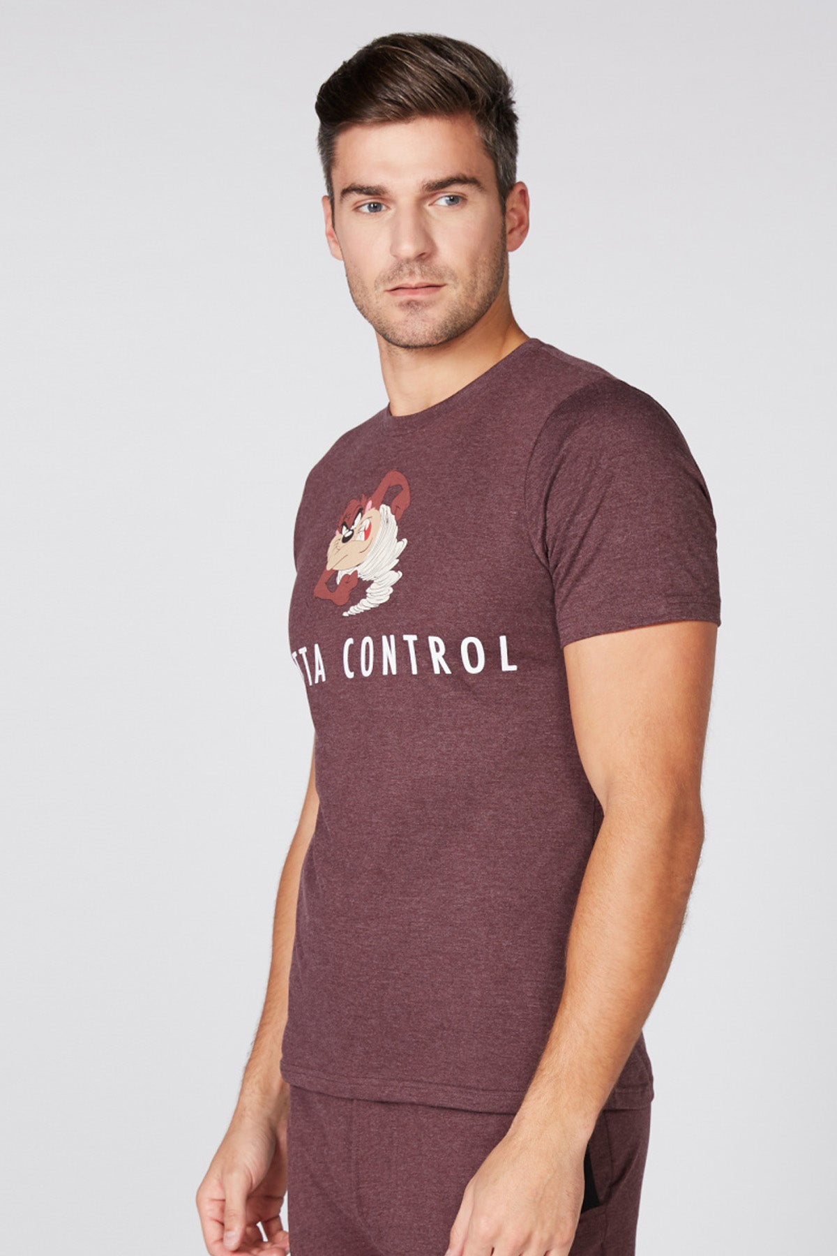 Printed T-Shirt with Round Neck and Short Sleeves