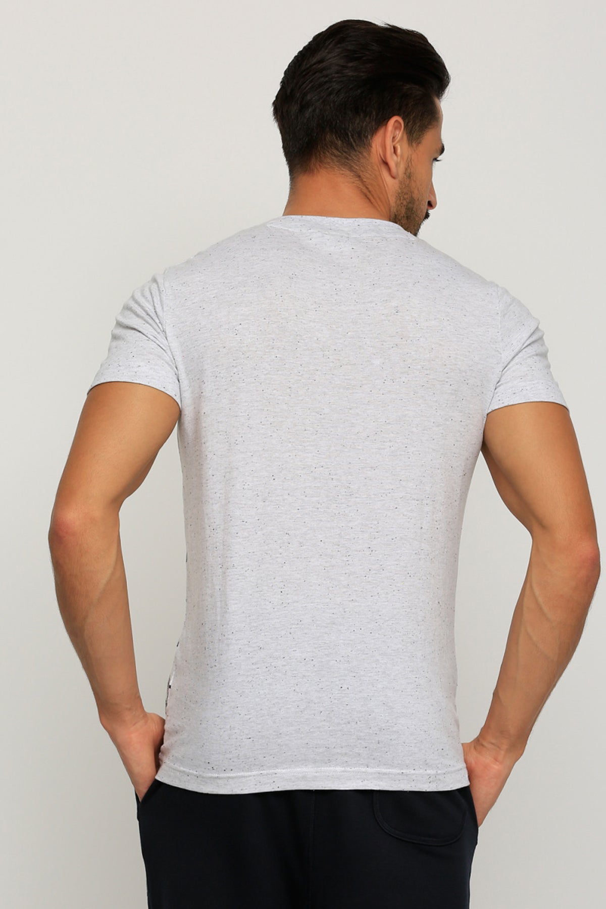Bugs Bunny Printed Round Neck T-Shirt with Short Sleeves