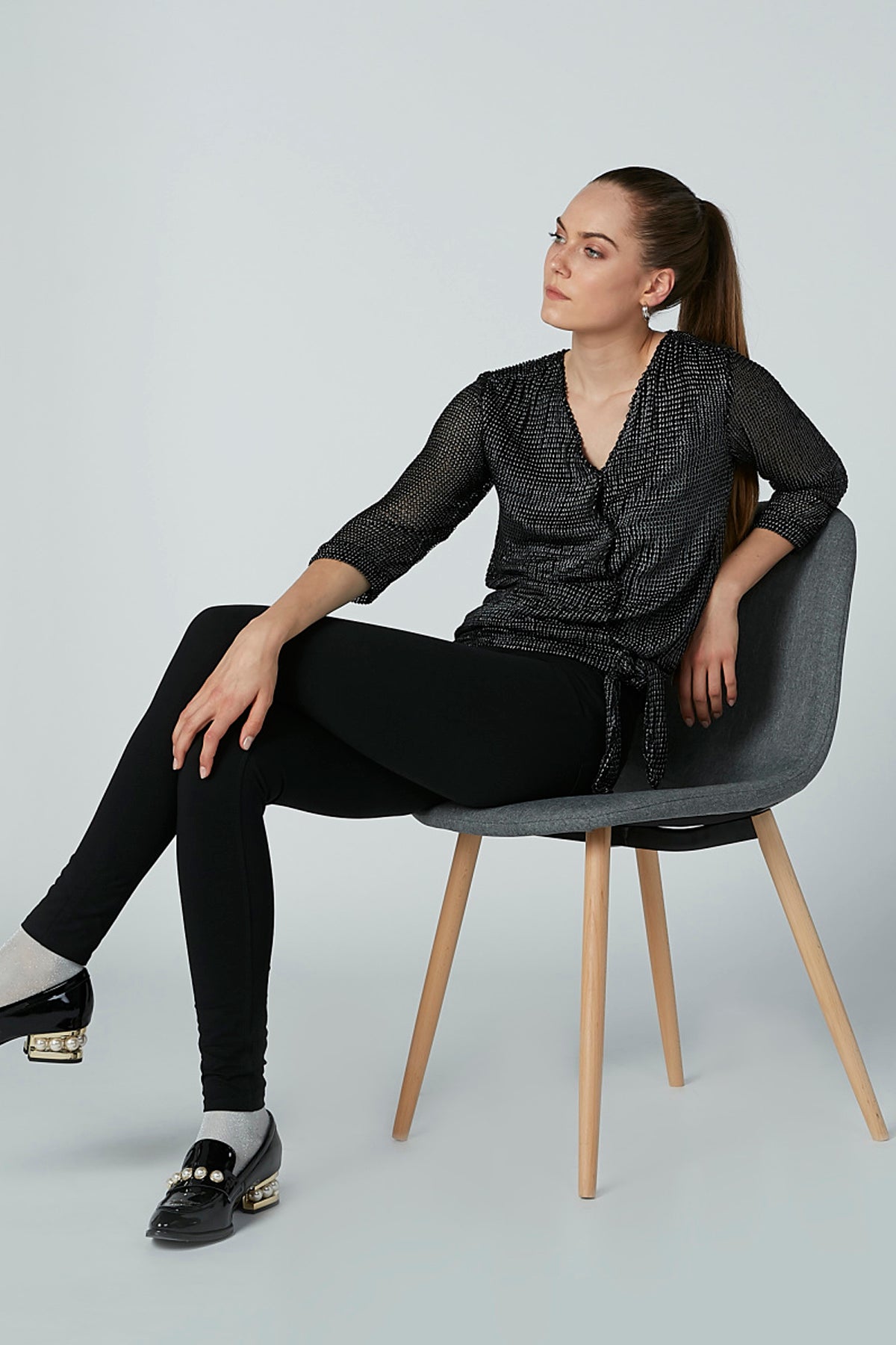 Full Length Solid Jeggings with Belt Loops