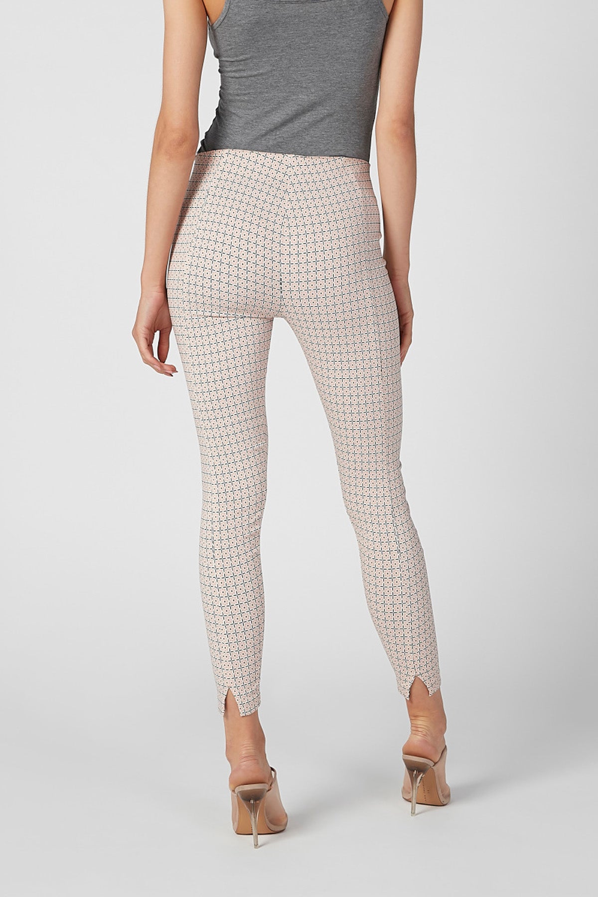 Printed Treggings with Elasticised Waistband