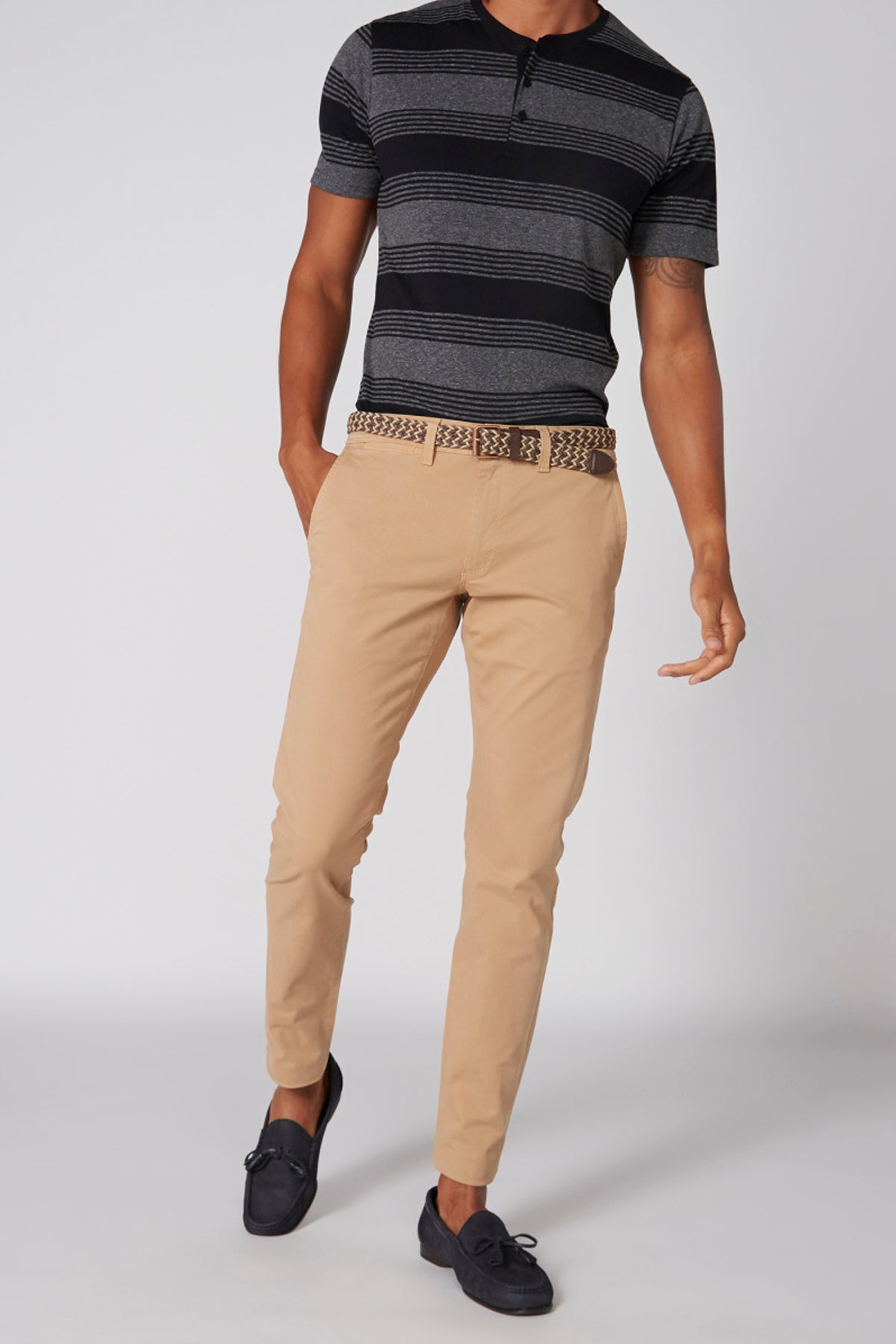 Full Length Pocket Detail Chinos