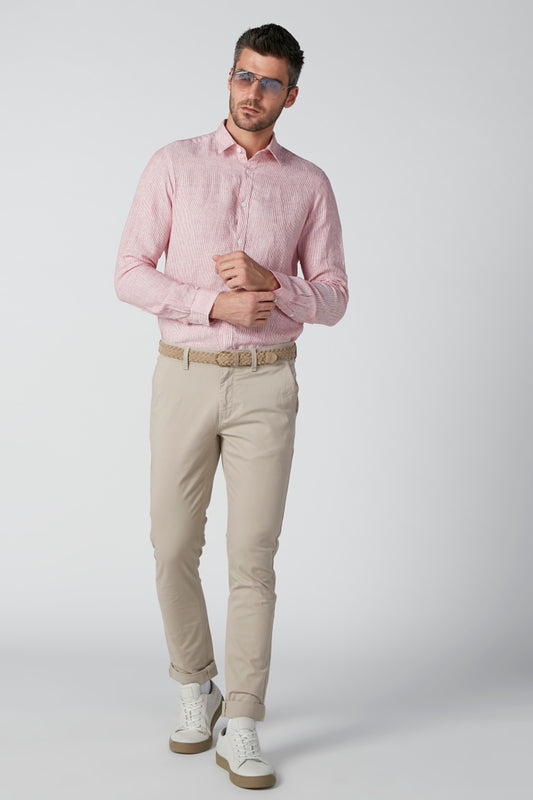 Full Length Trousers with Zip Fly and Pocket Detail