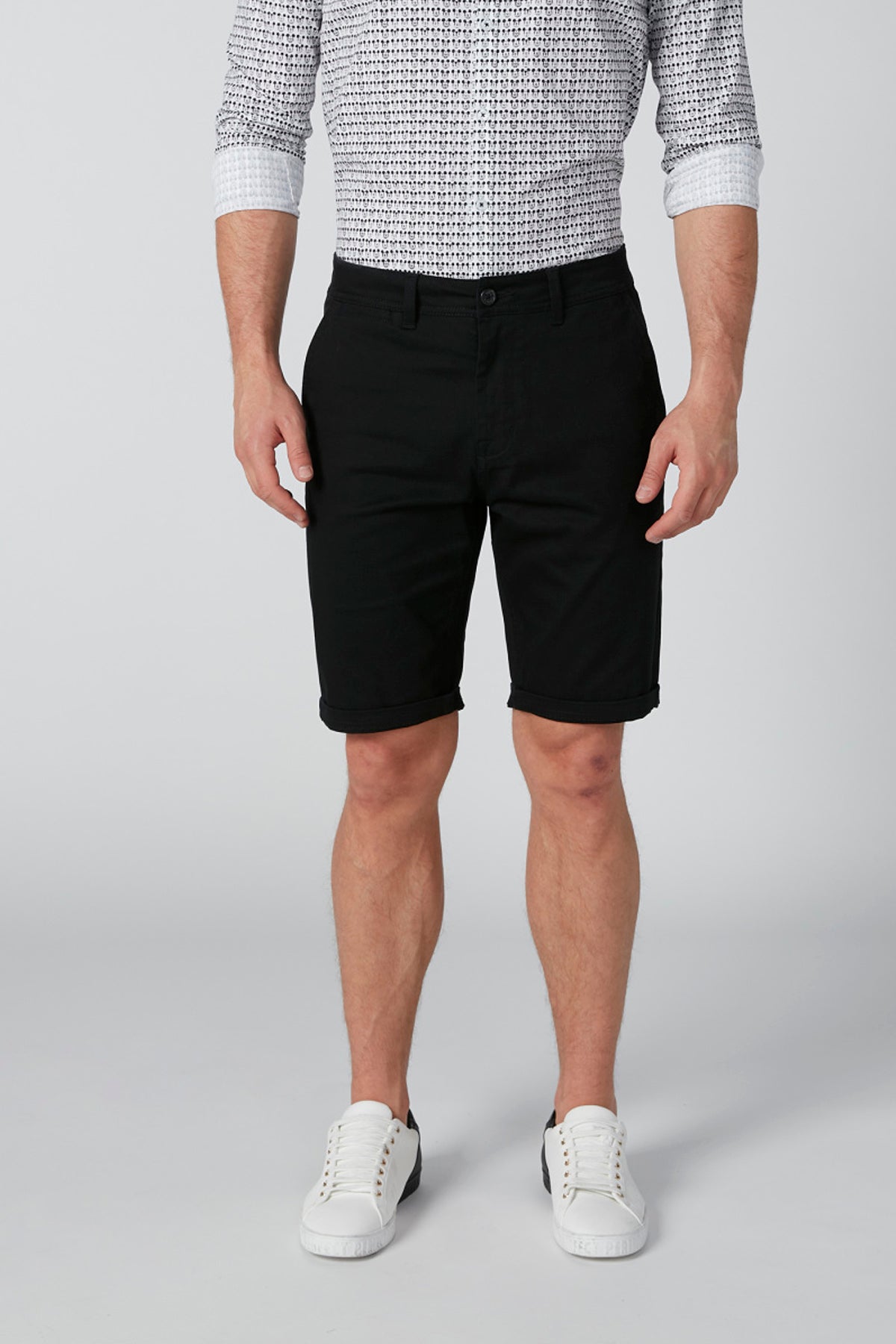 Pocket Detail Shorts with Belt Loops