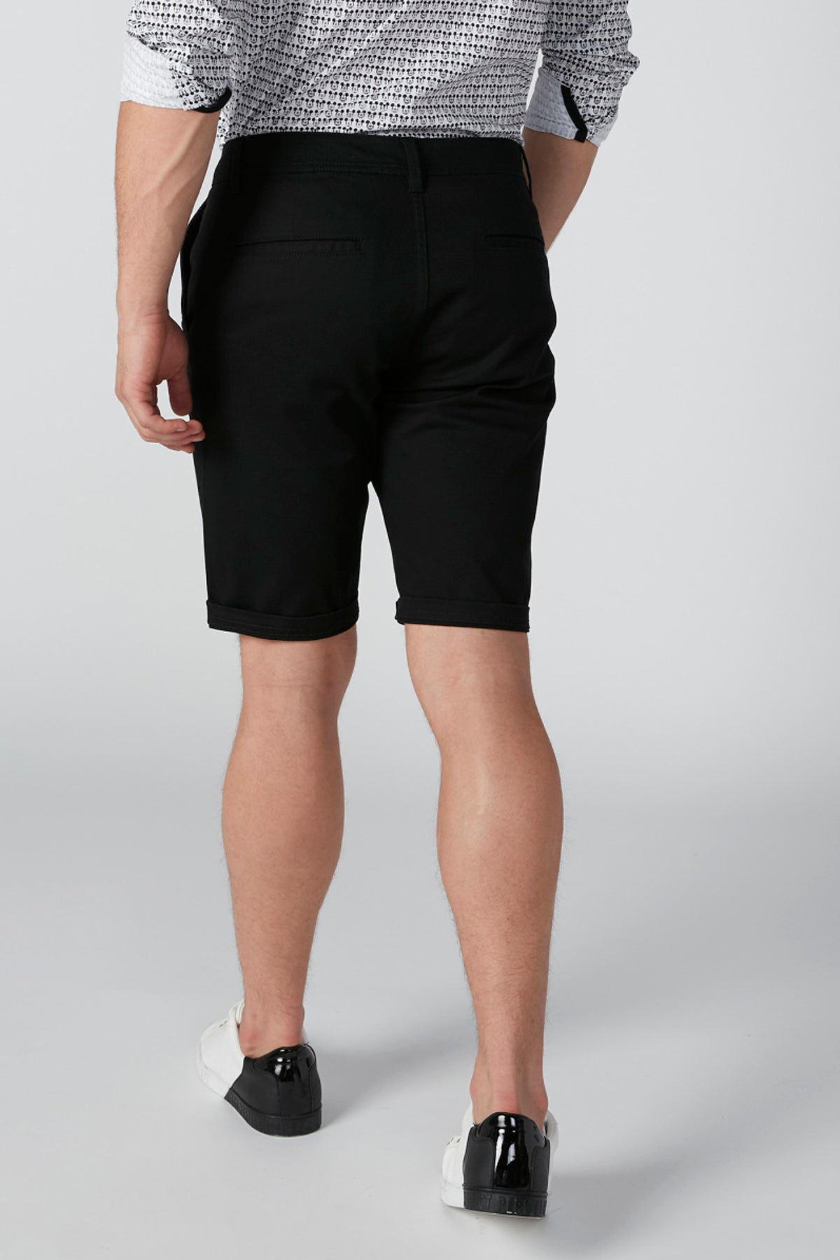 Pocket Detail Shorts with Belt Loops