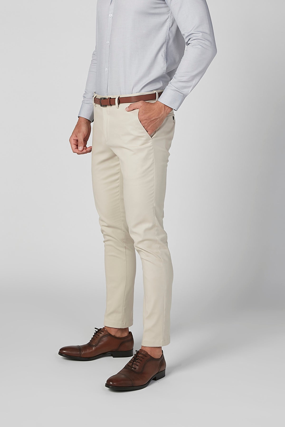 Slim Fit Chinos with Pocket Detail
