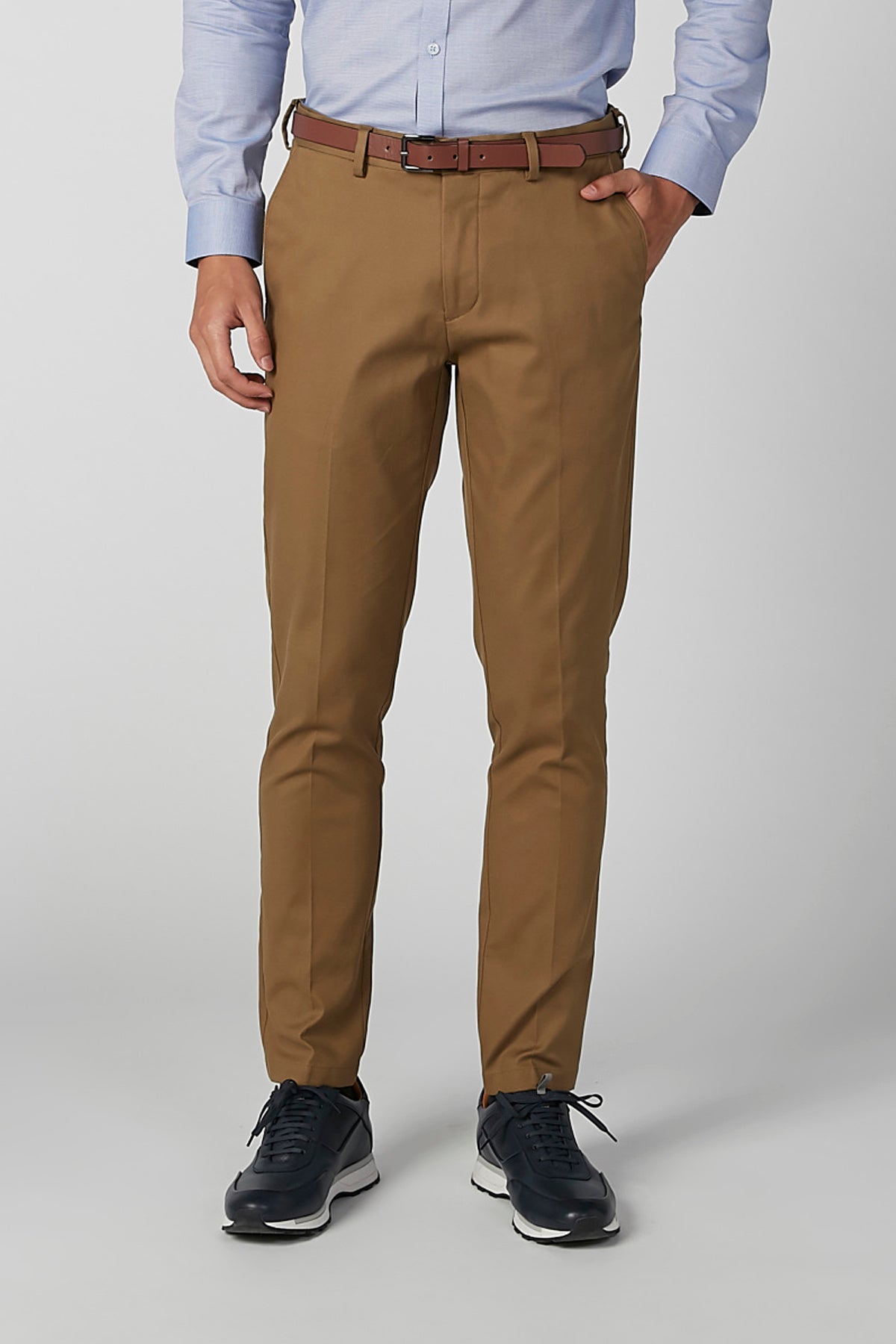Slim Fit Chinos with Pocket Detail