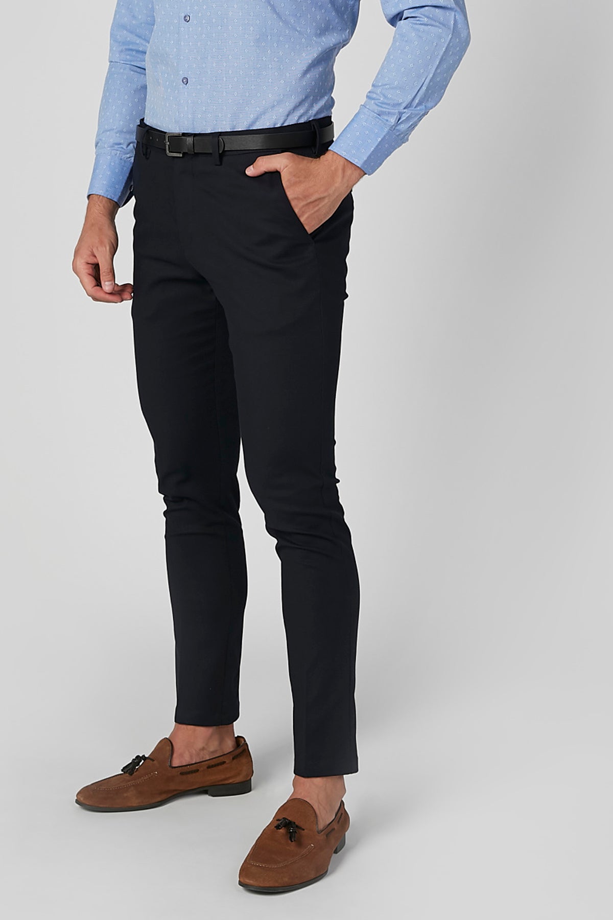 Slim Fit Chinos with Pocket Detail