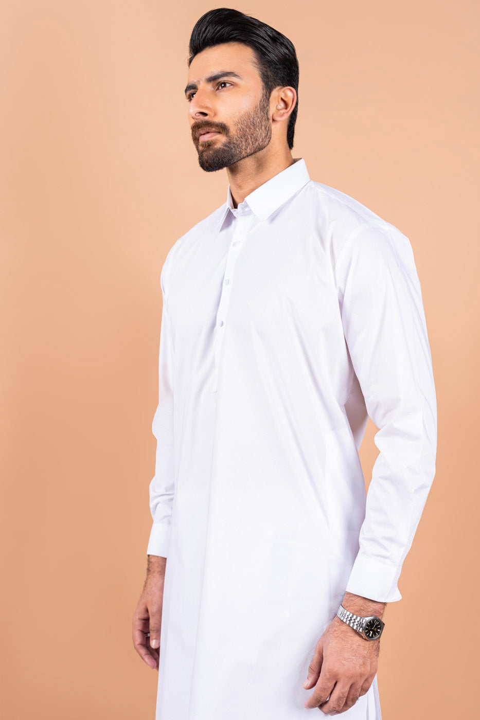 Dyed Shahsawar Latha Shalwar Kameez
