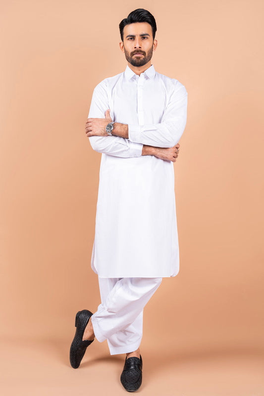 Dyed Shahsawar Latha Shalwar Kameez