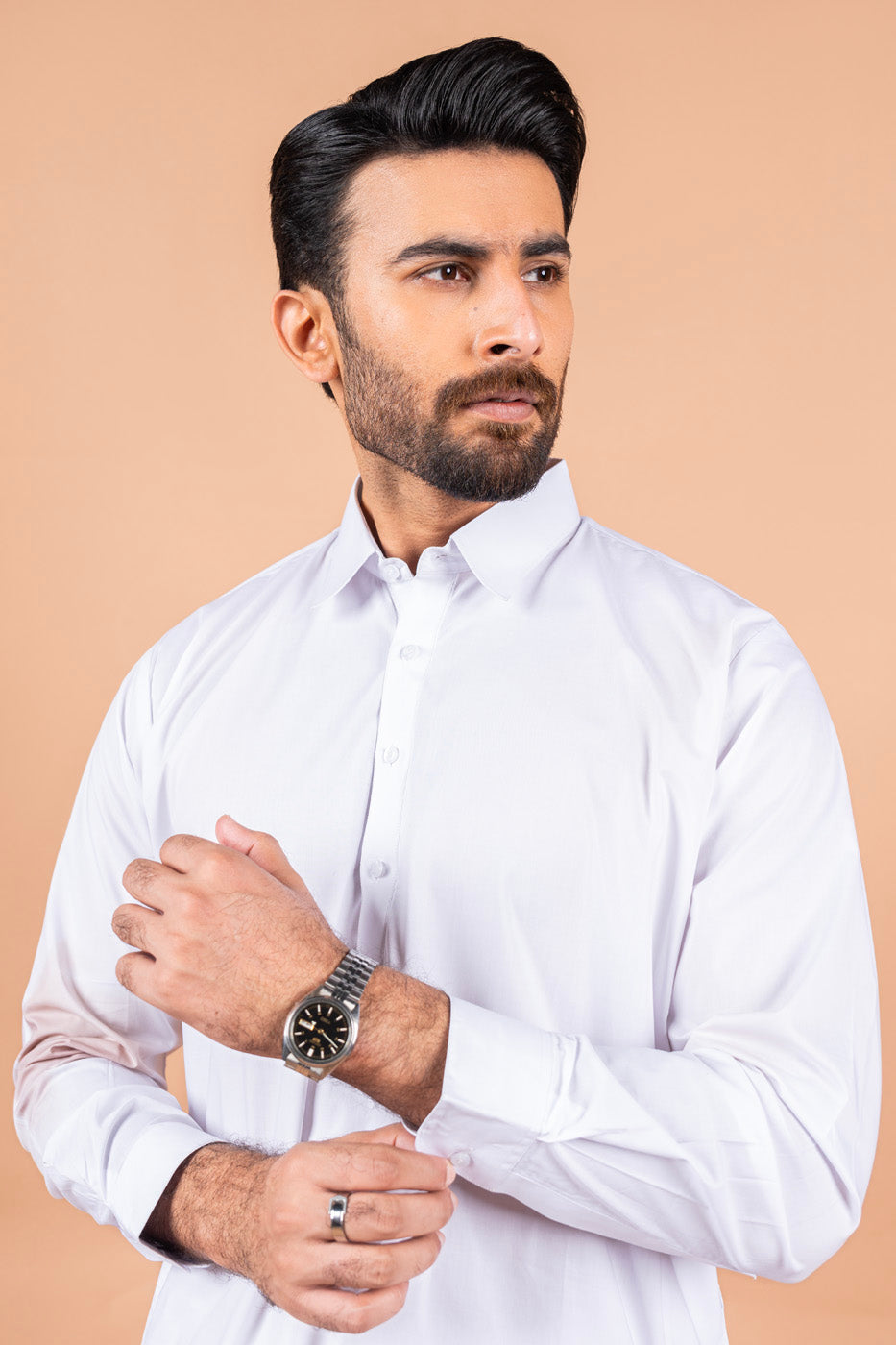 Dyed Shahsawar Latha Shalwar Kameez
