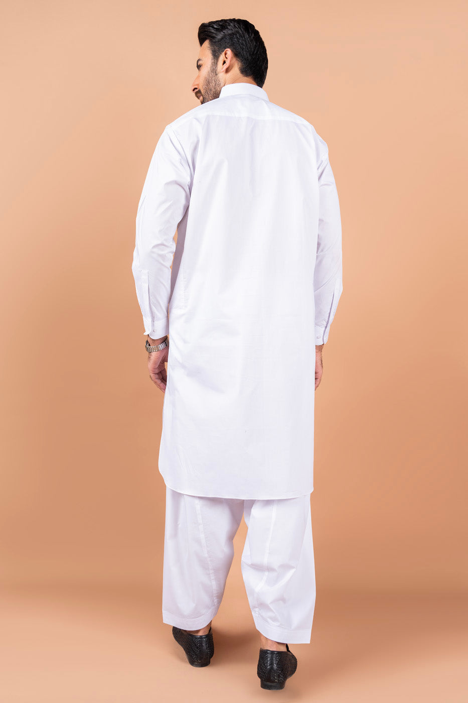 Dyed Shahsawar Latha Shalwar Kameez