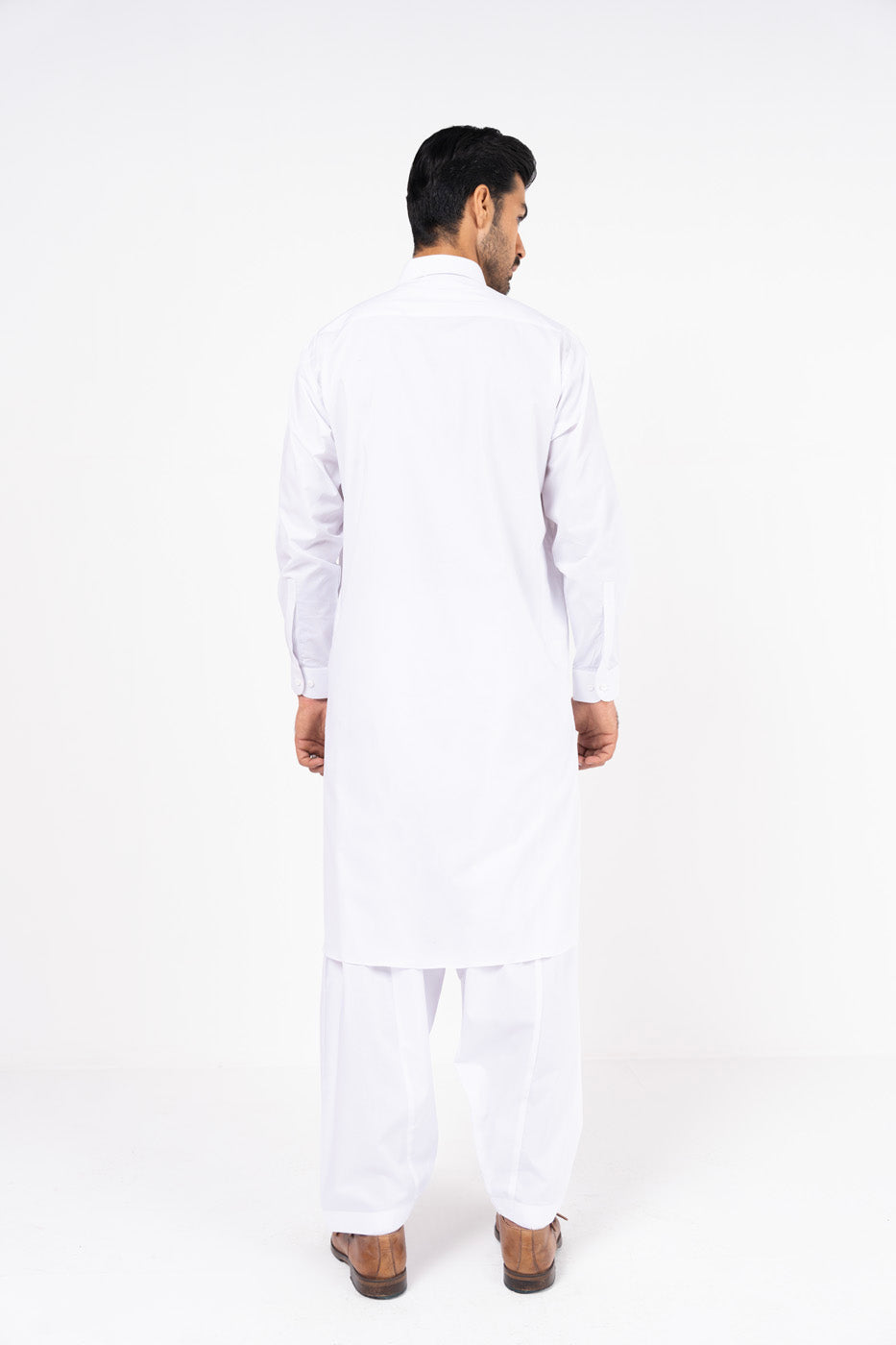 Dyed Shahsawar Latha Shalwar Kameez