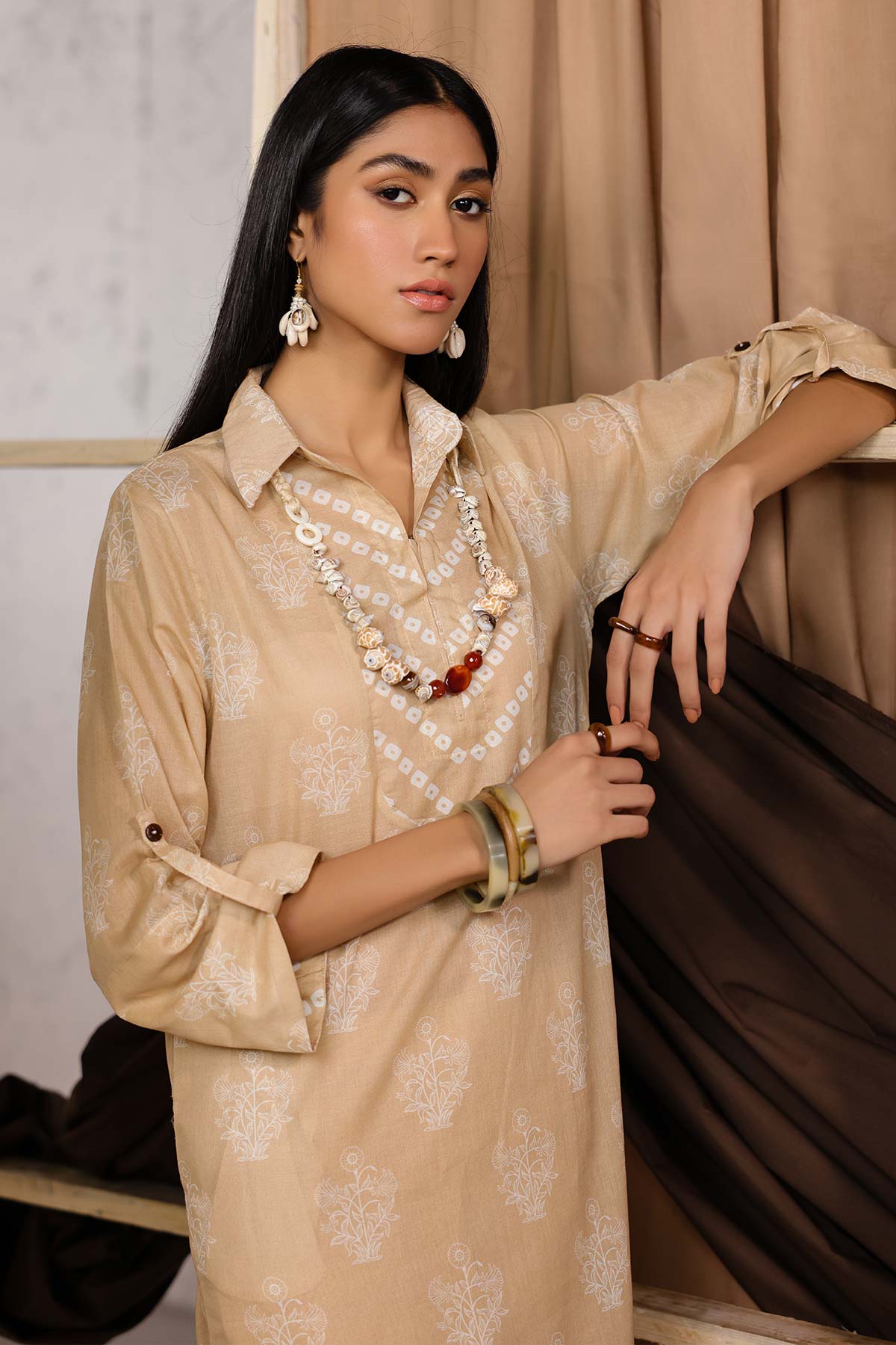Dyed Cambric Kurti