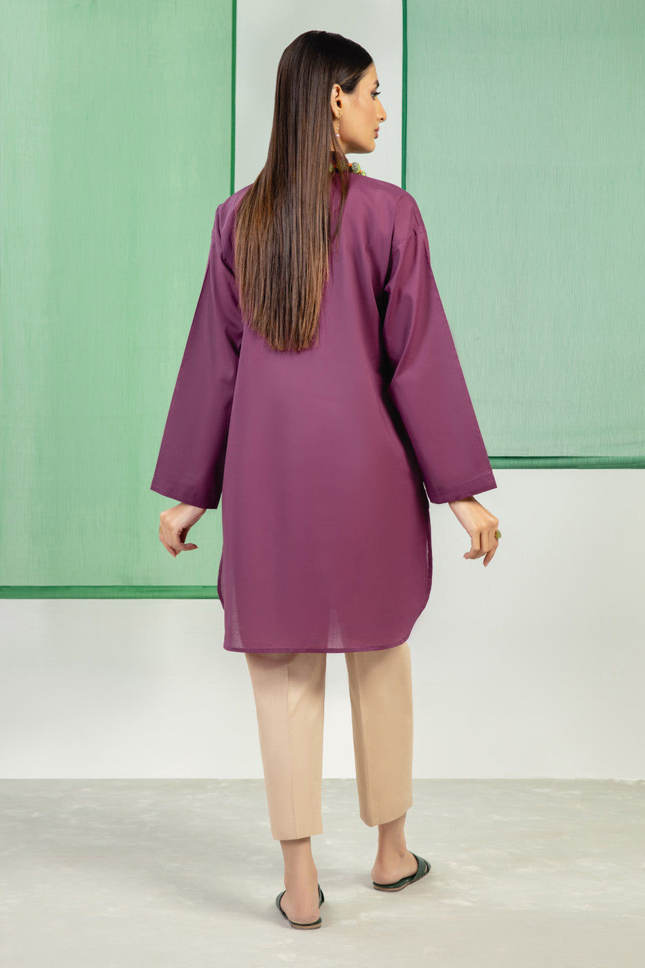 Dyed Lawn Kurti