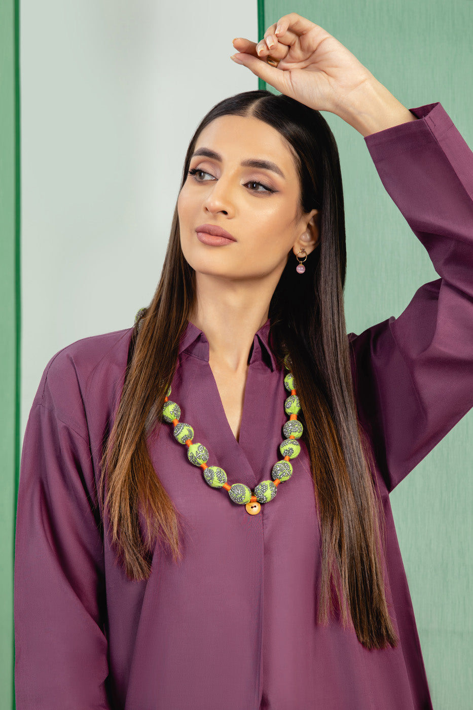 Dyed Lawn Kurti
