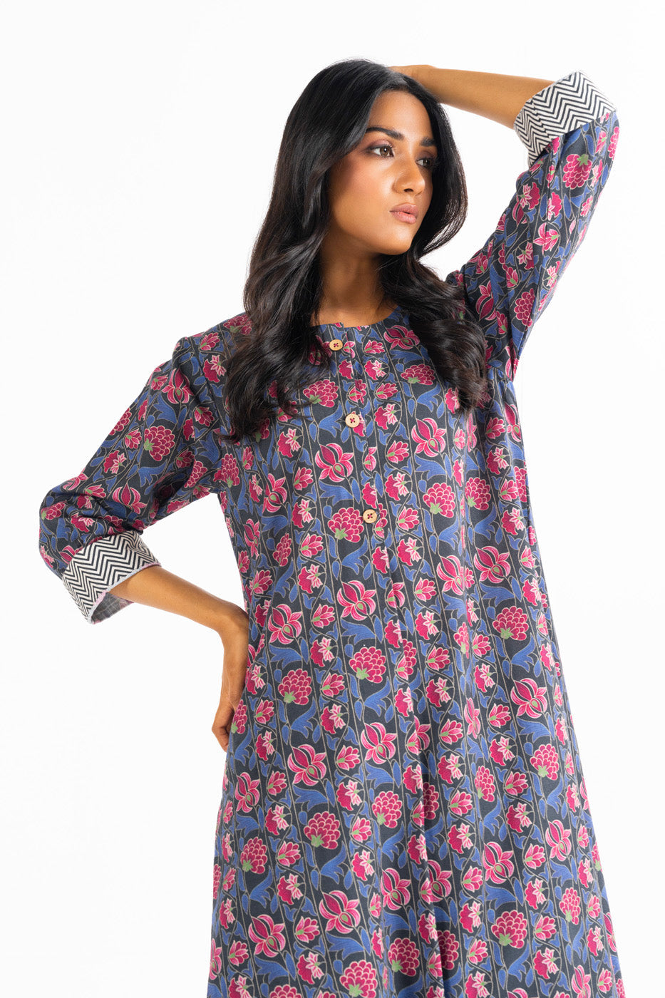 Printed Khaddar Kurti