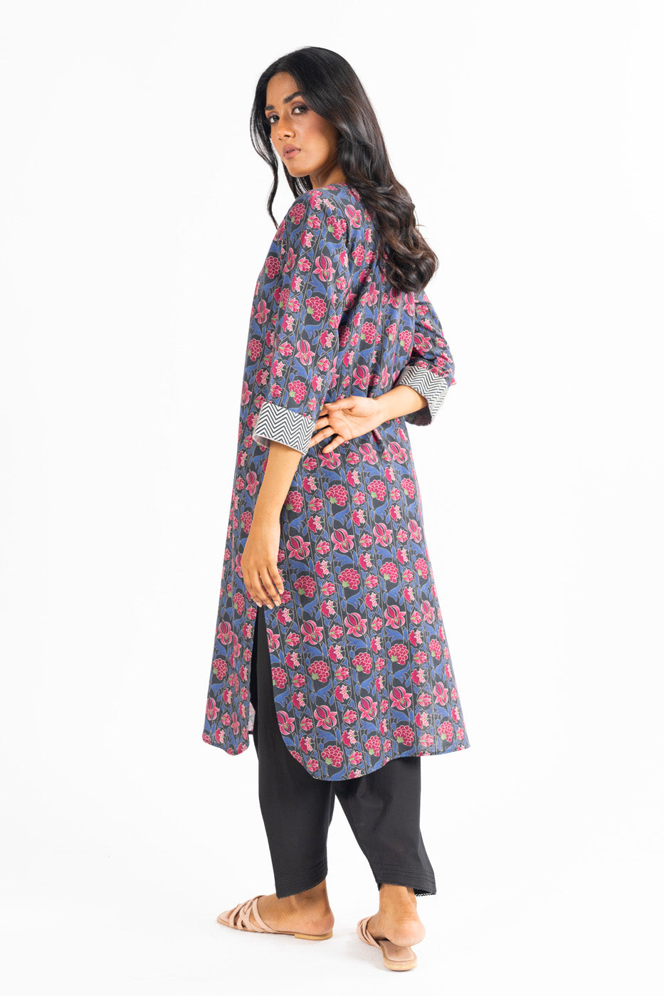 Printed Khaddar Kurti