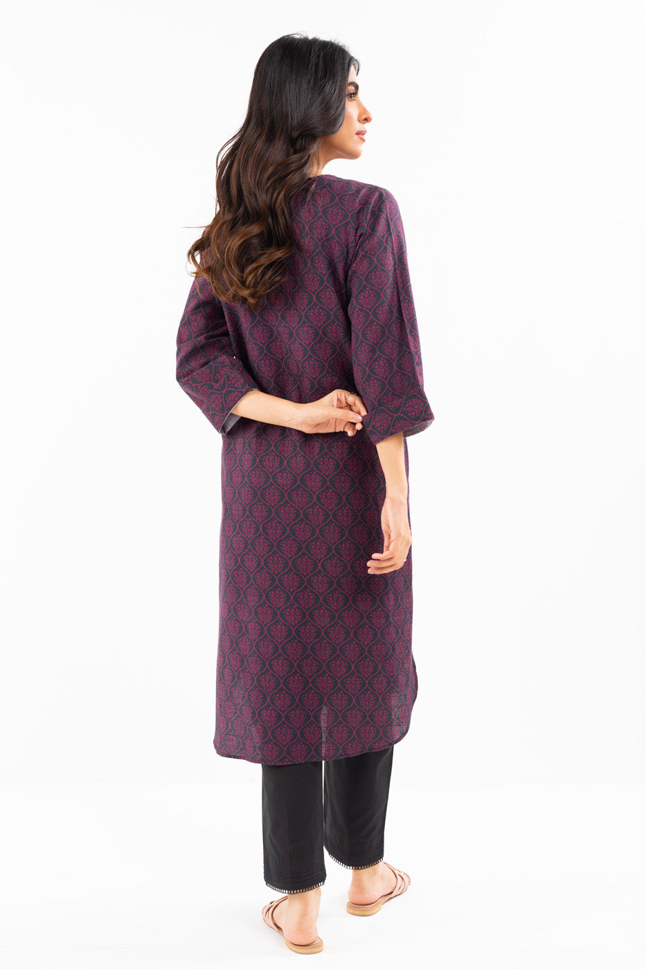 Printed Khaddar Kurti