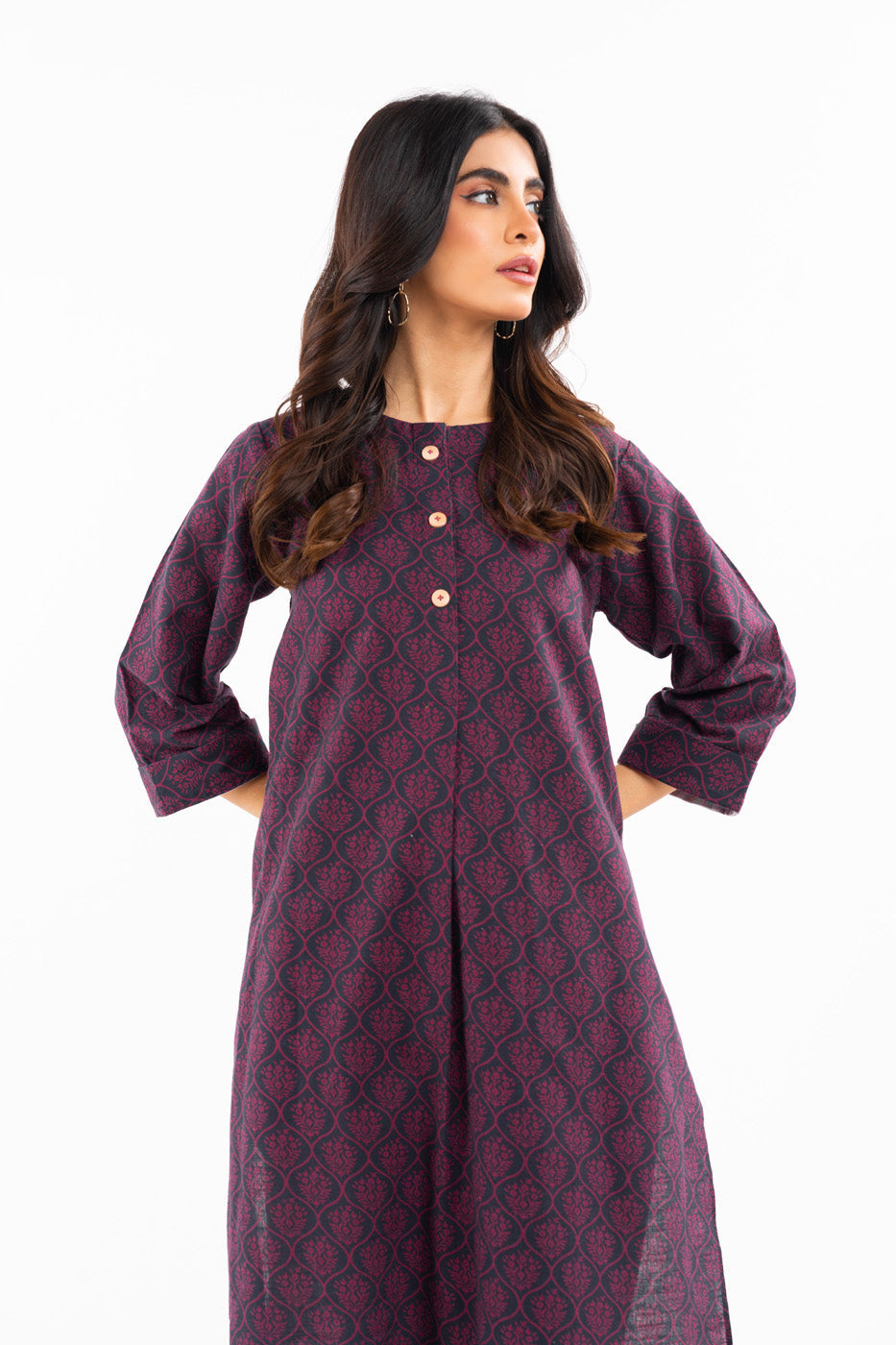 Printed Khaddar Kurti