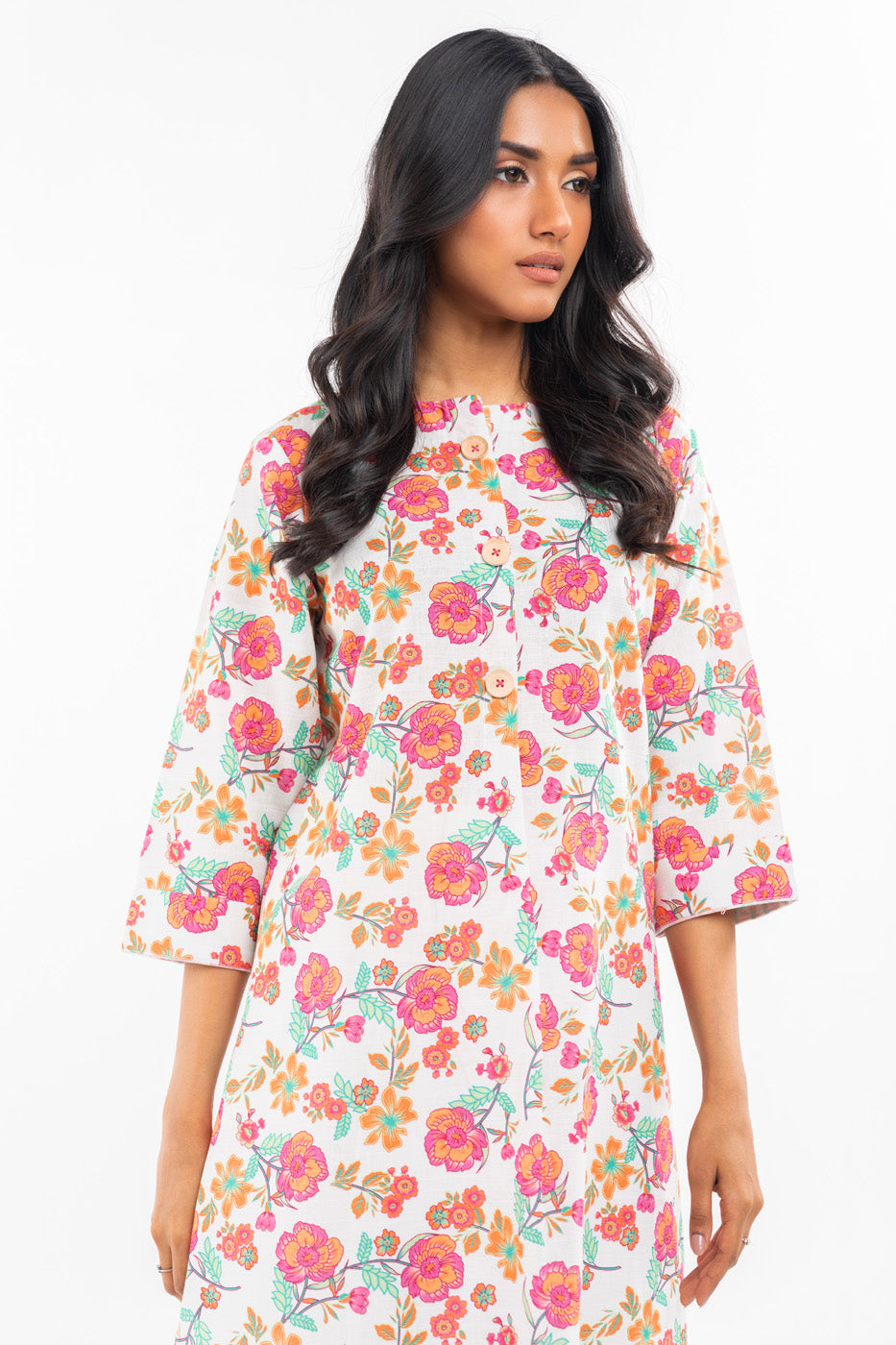 Printed Khaddar Kurti