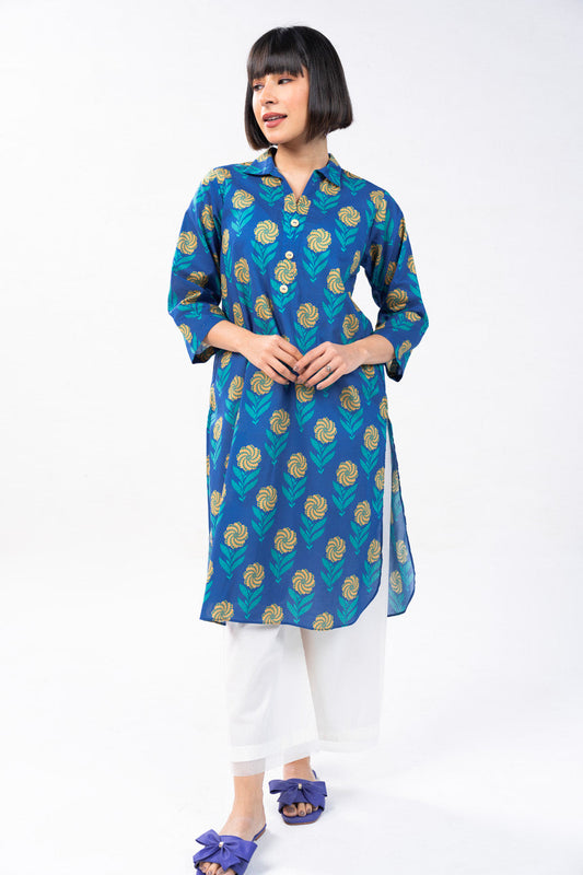 Printed Cambric Kurti