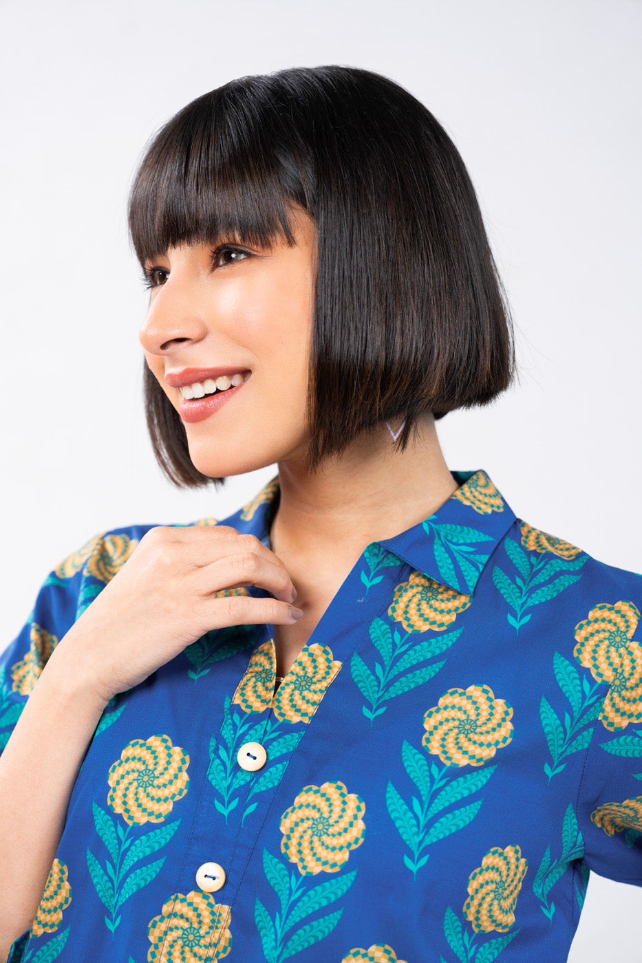 Printed Cambric Kurti