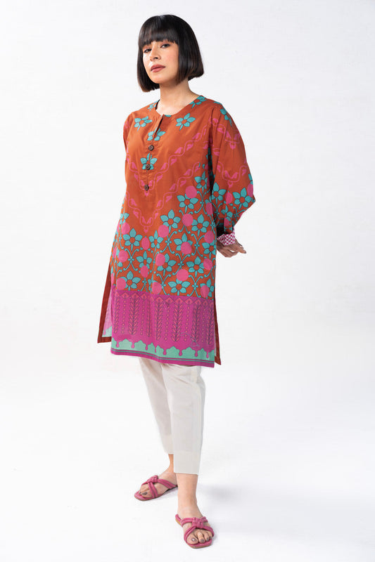 Printed Cambric Kurti