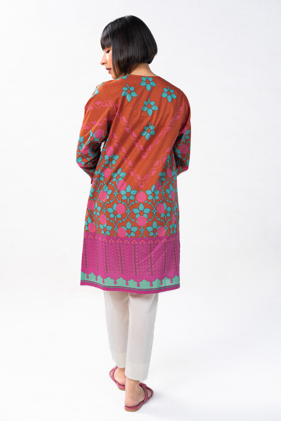 Printed Cambric Kurti