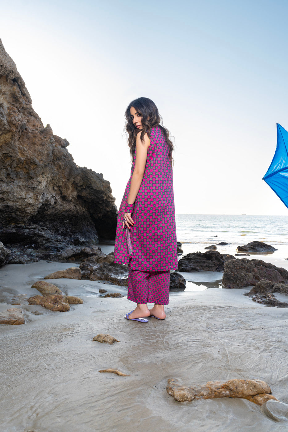 2 Pc Printed Cambric Outfit