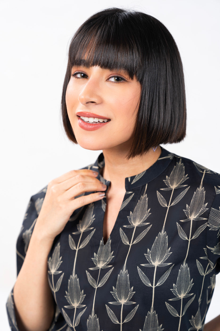 2 Pc Printed Cambric Outfit