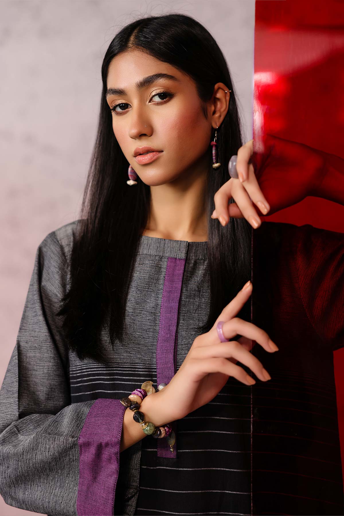 Printed Yarn Dyed Kurti