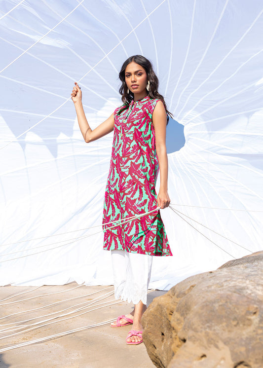 Printed Cambric Kurti