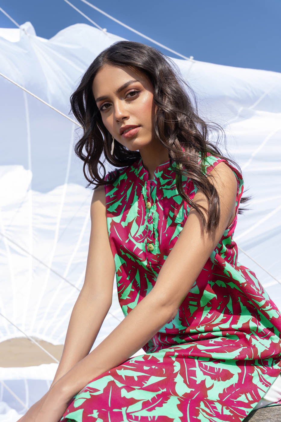 Printed Cambric Kurti