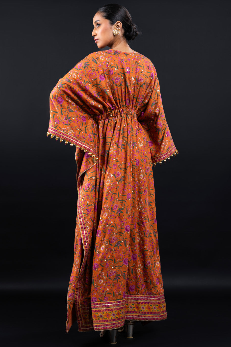 Embroidered Cotton Satin Fabric