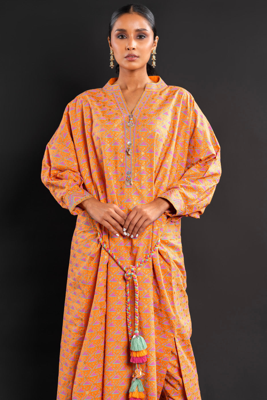 Printed Lawn Dobby Fabric