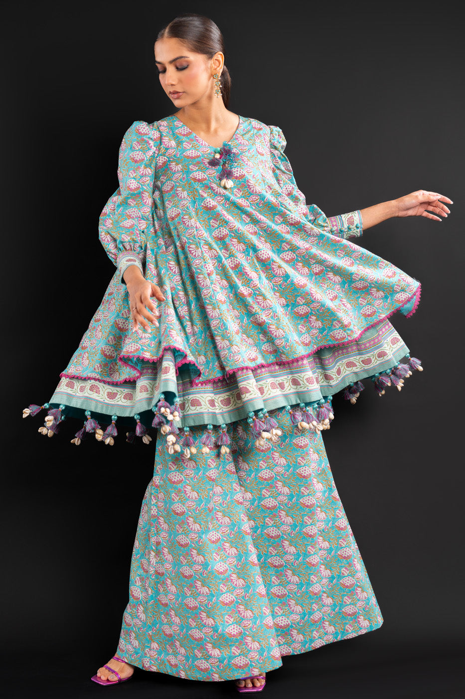 Printed Lawn Dobby Fabric