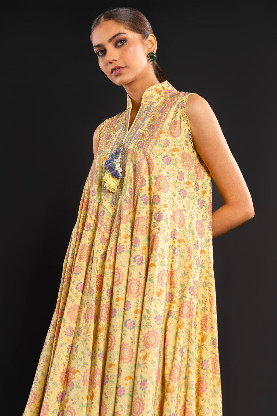 Printed Lawn Dobby Fabric