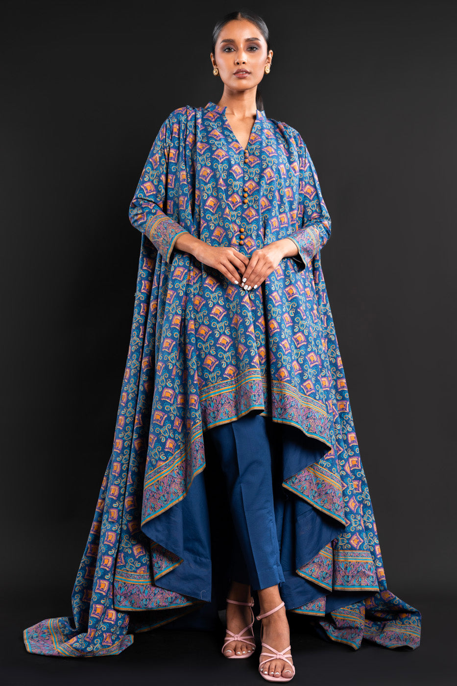 Printed Lawn Dobby Fabric