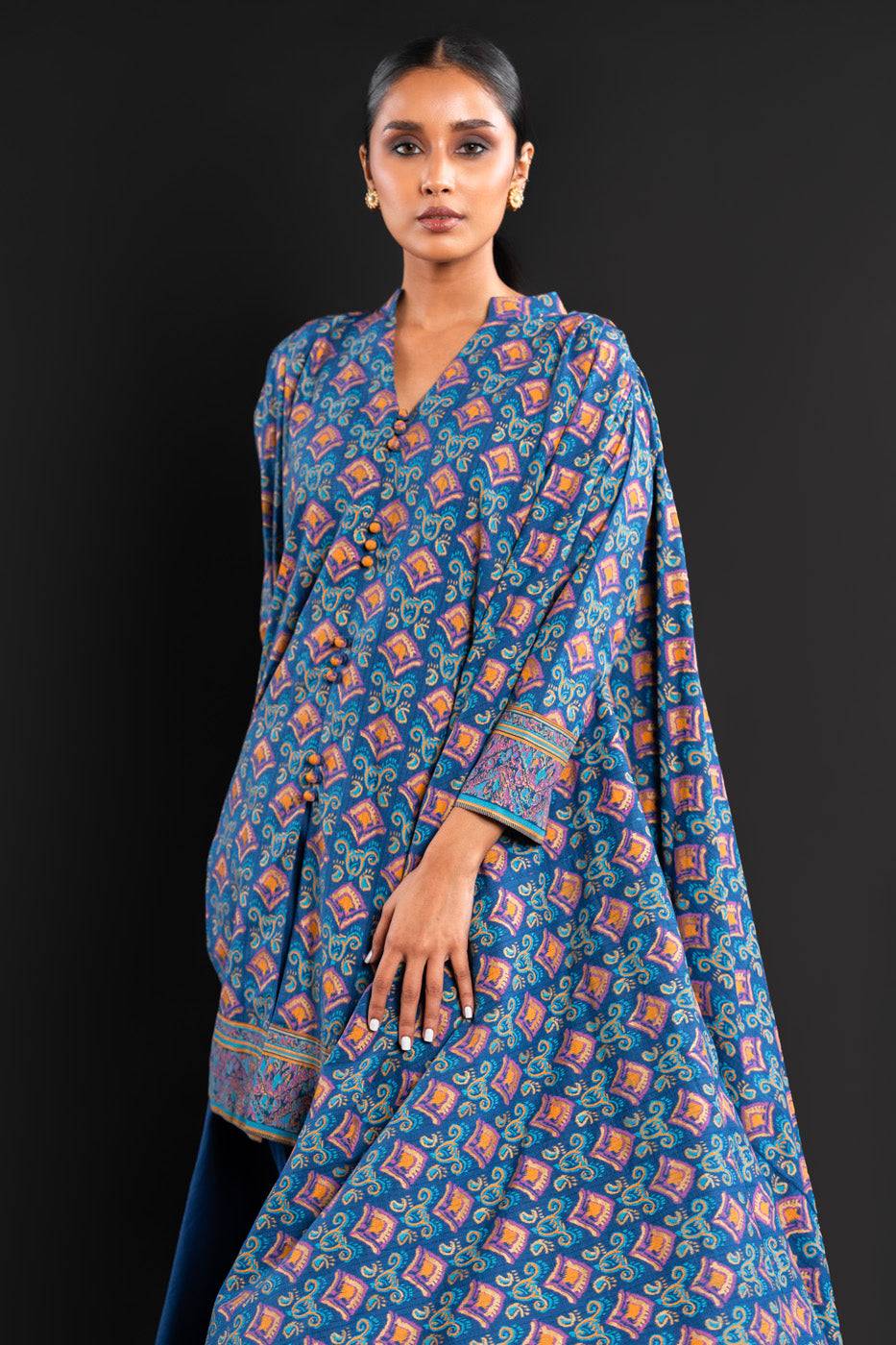 Printed Lawn Dobby Fabric