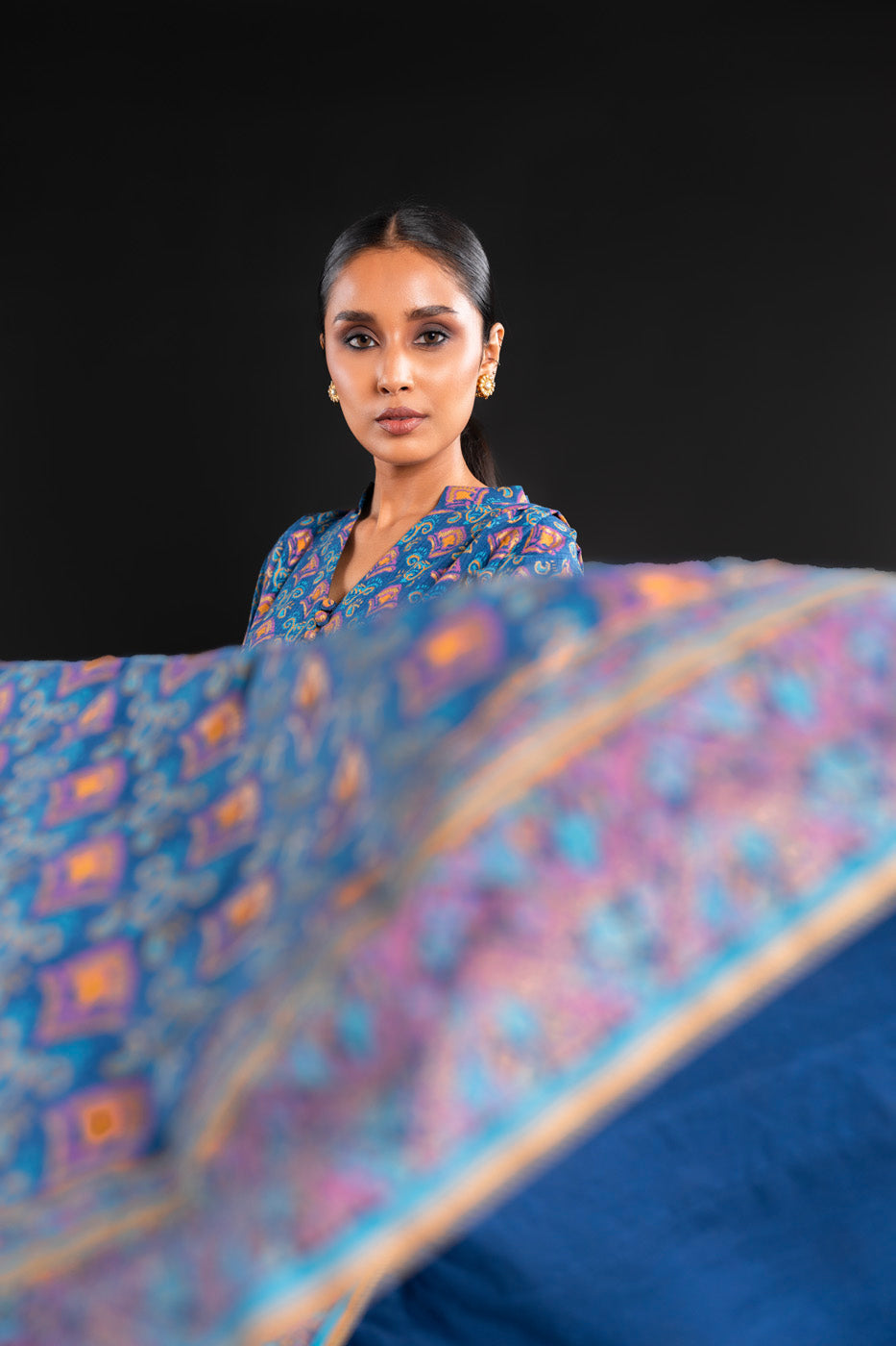 Printed Lawn Dobby Fabric