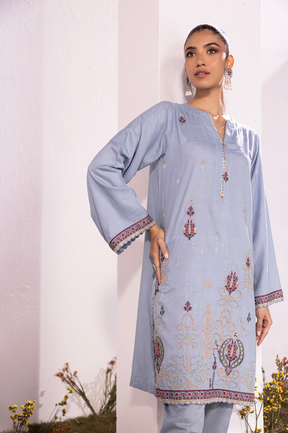 Raw Silk Kurti