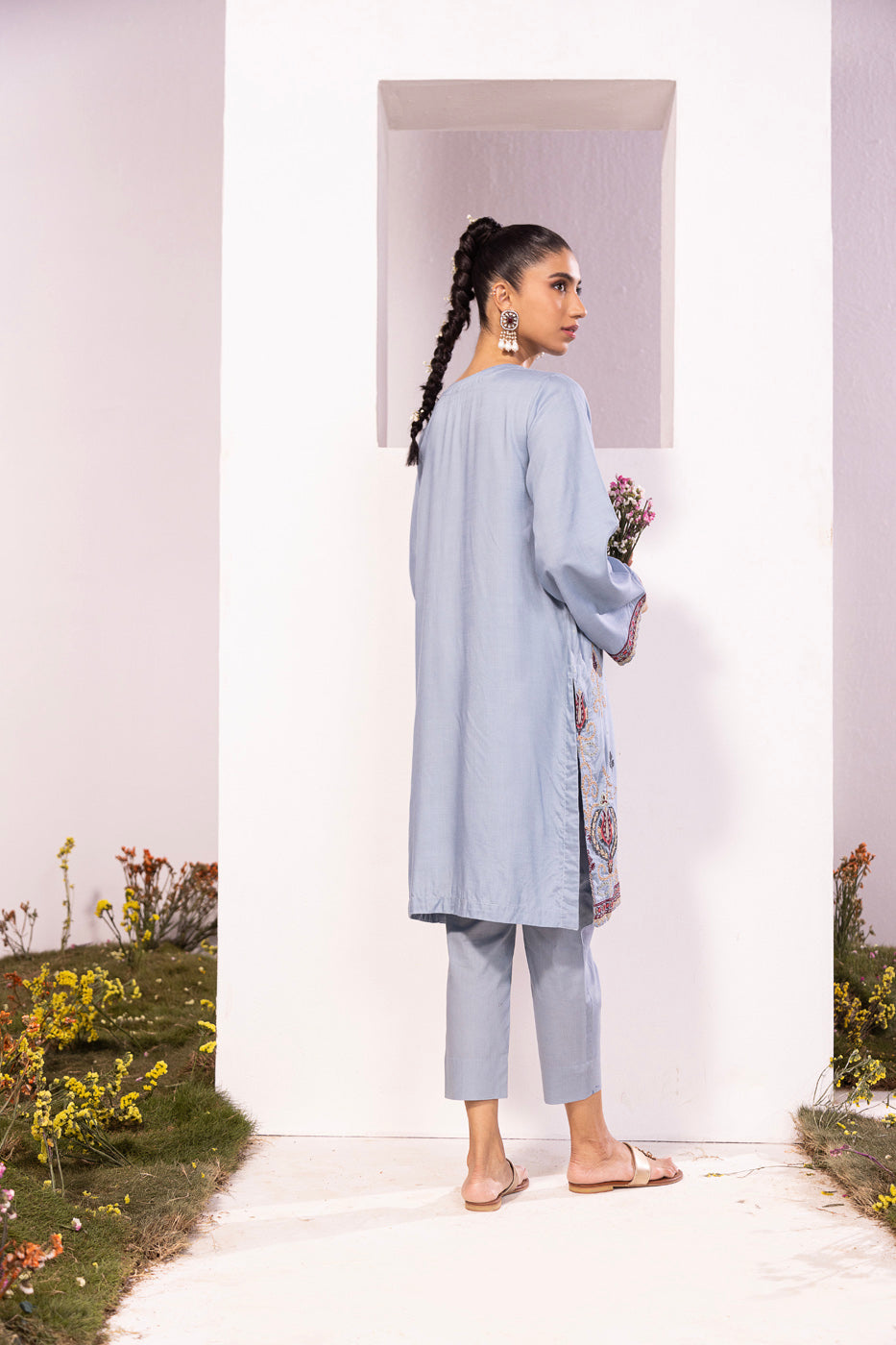 Raw Silk Kurti