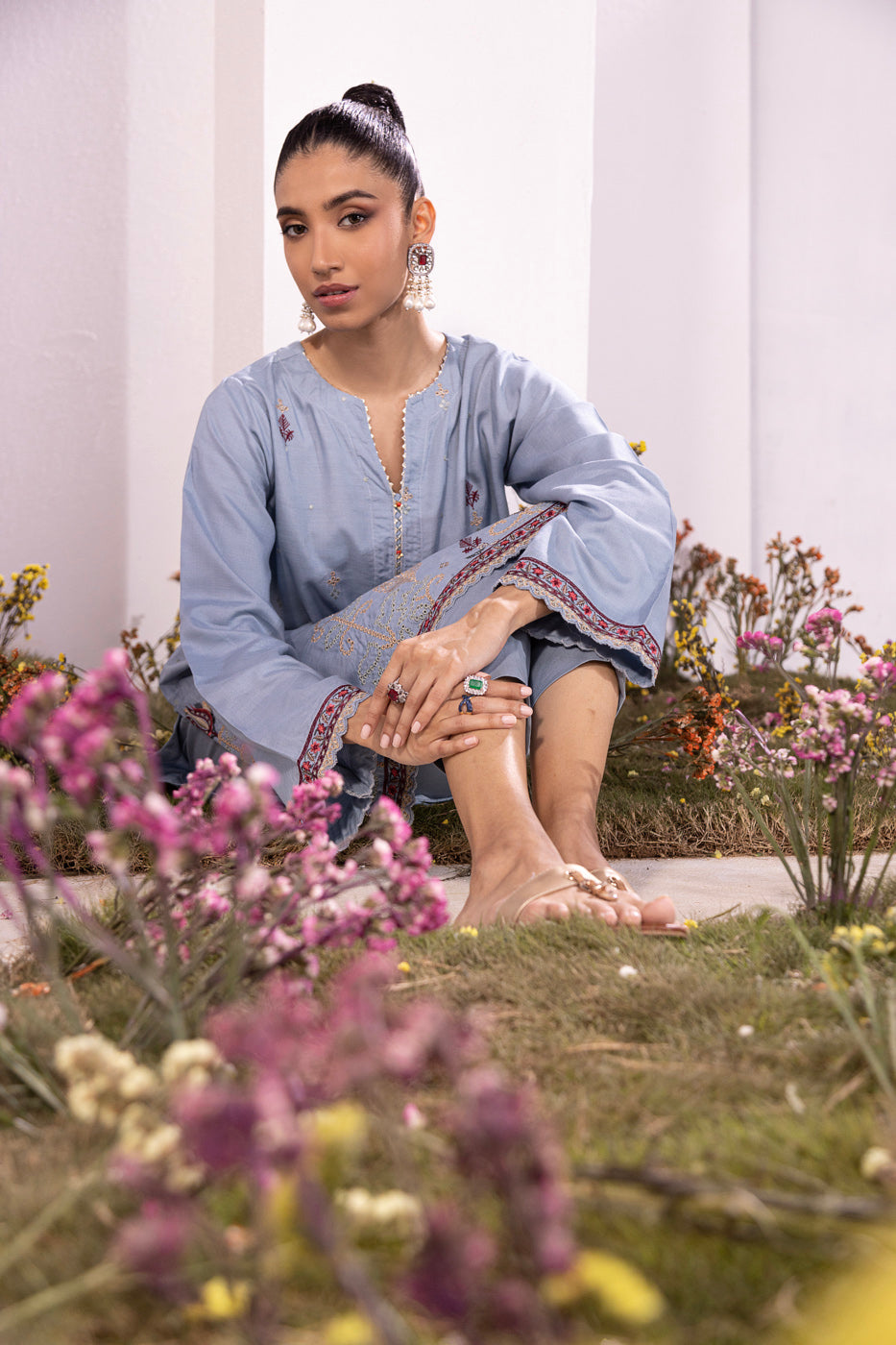 Raw Silk Kurti