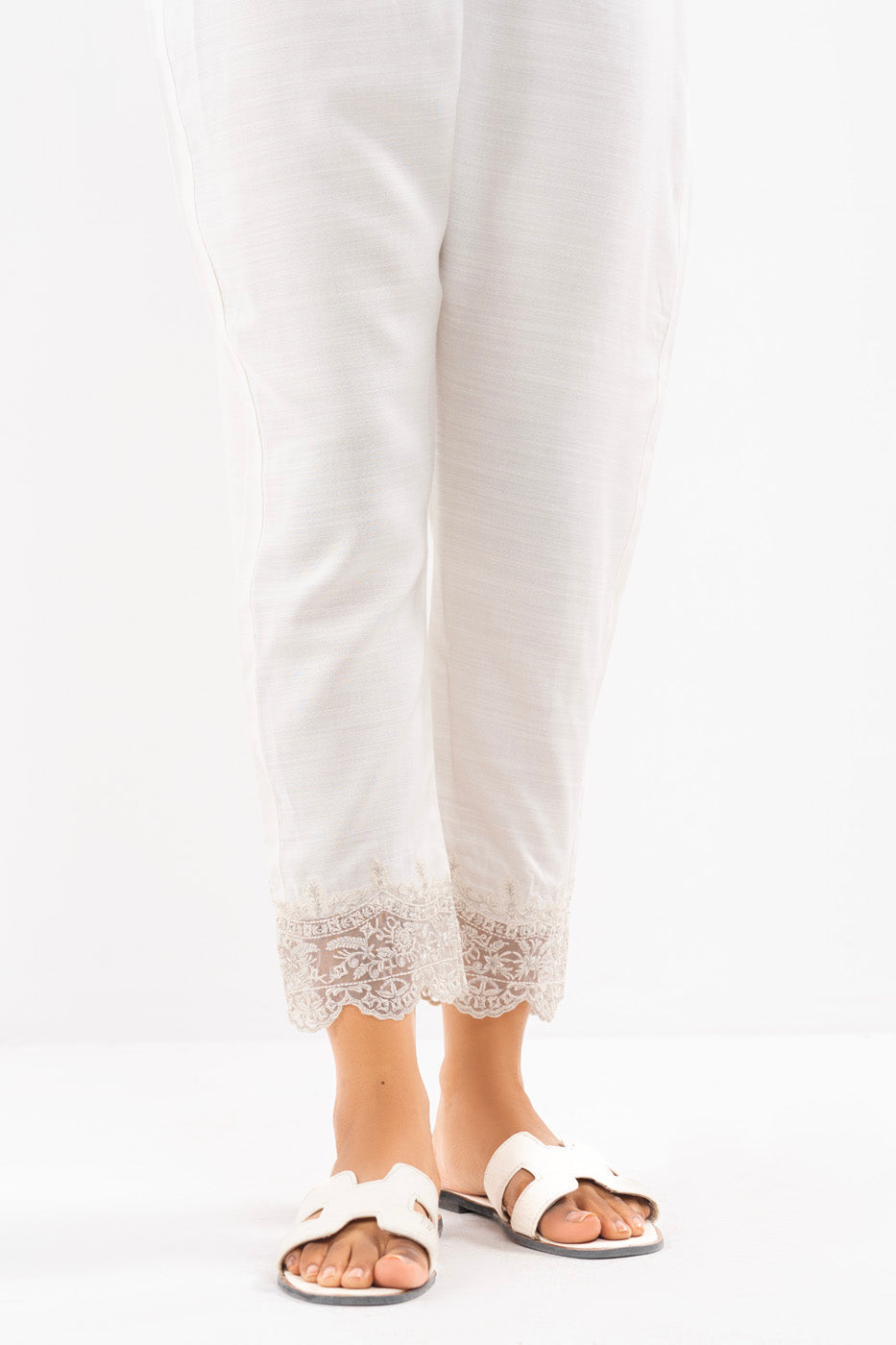 Raw Silk Trouser