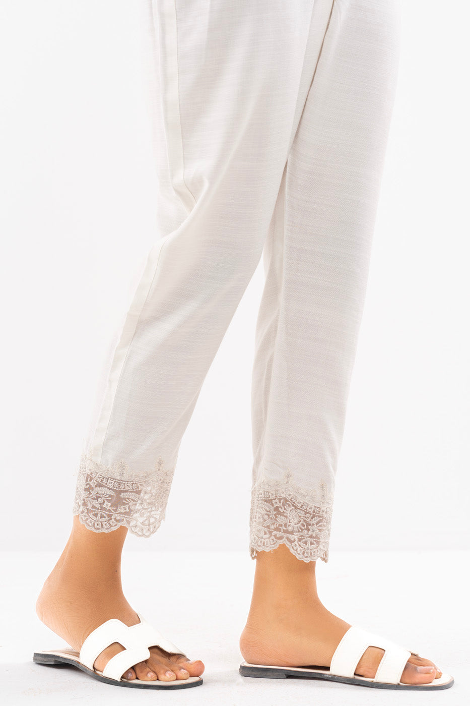 Raw Silk Trouser