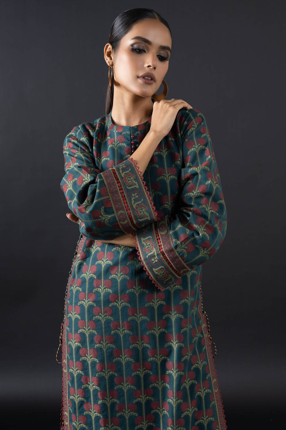 Jacquard Shirt Fabric (Sold By Per Meter)